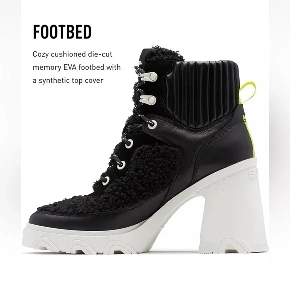 NEW Sorel BREX Heel Lace Cozy Bootie - Picture 5 of 13